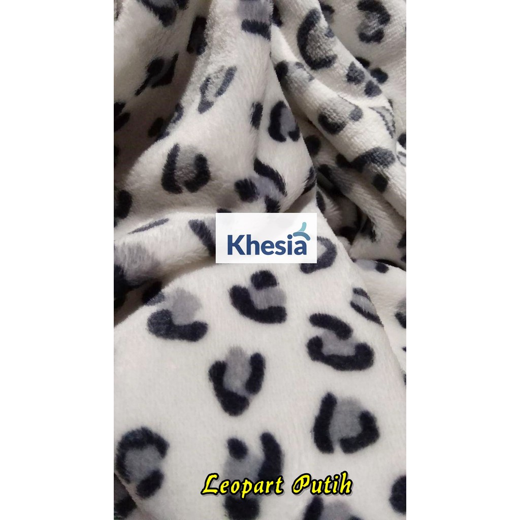 Selimut Leopard Ini Adalah Selimut Tebal Halus, Selimut Bulu Dewasa Merk Khesia