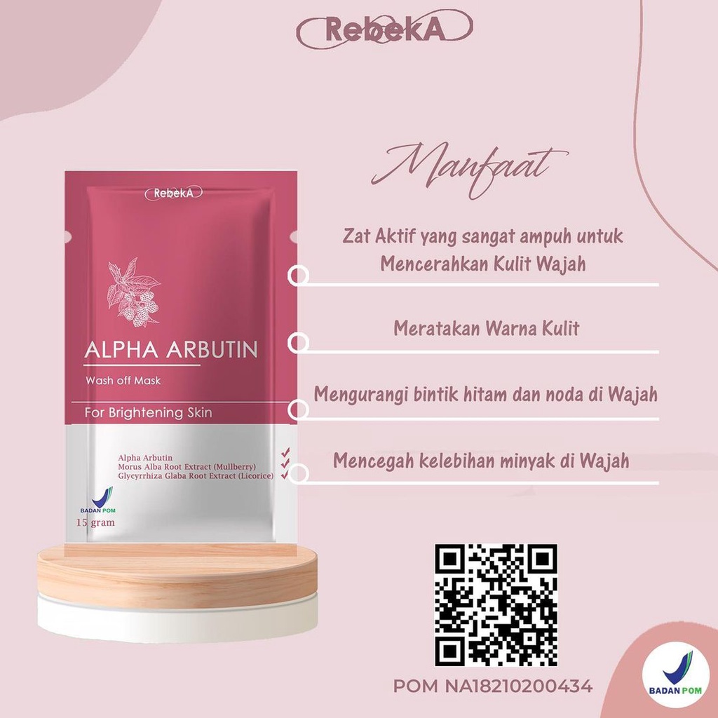 [READY] REBEKA BEAUTY PETAL MASK DAN EXCLUSIVE MASK MASKER ORGANIK