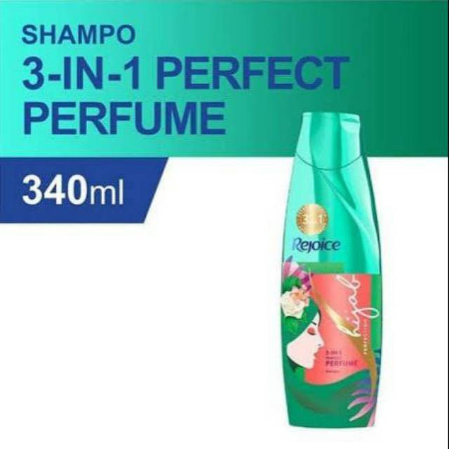 Rejoice Hijab Shampo 3in1 Perfect Perfume 340 ml - Rejoice Shampo