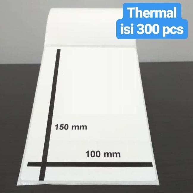 

Flash Sale VQ - Kertas Label Bare 100 x 150 Kertas Stiker Thermal 100x150mm isi 300 pcs 한