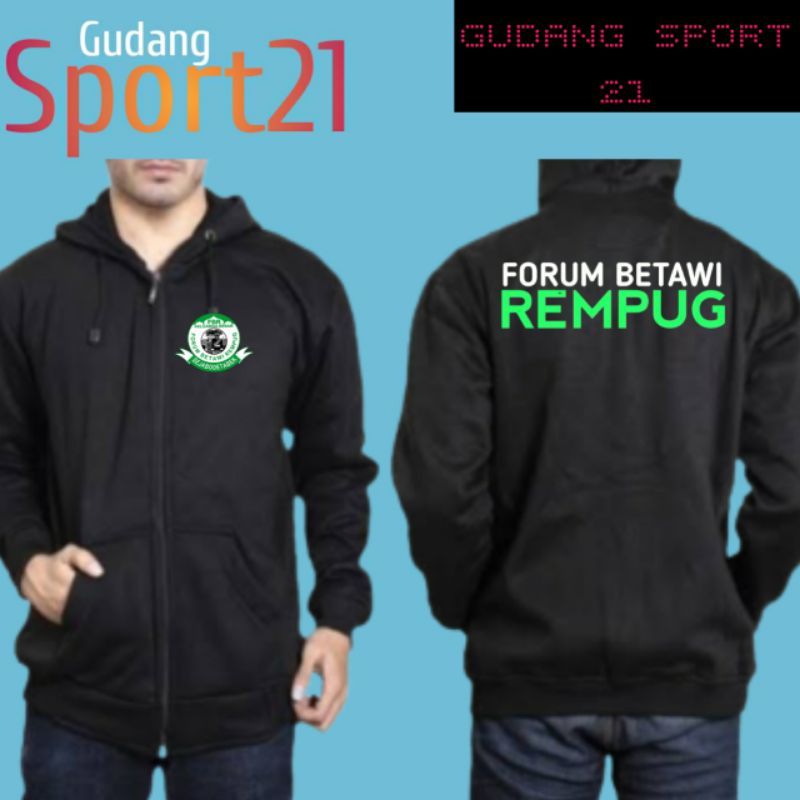 jaket ziper FBR forum betawi rempug jaket FBR betawi