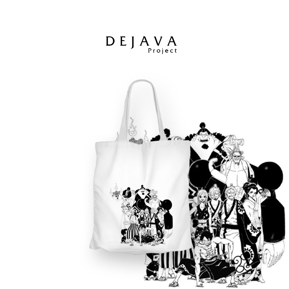 TERBARU TOTEBAG KANVAS ORIGINAL DEJAVA TOTEBAG KANVAS TERBAIK ANIME MUGIWARA ONE PIECE