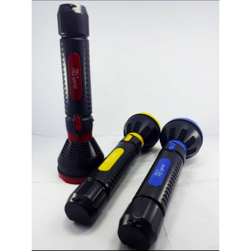 Senter  Push On FL7100 10W Rechergeable