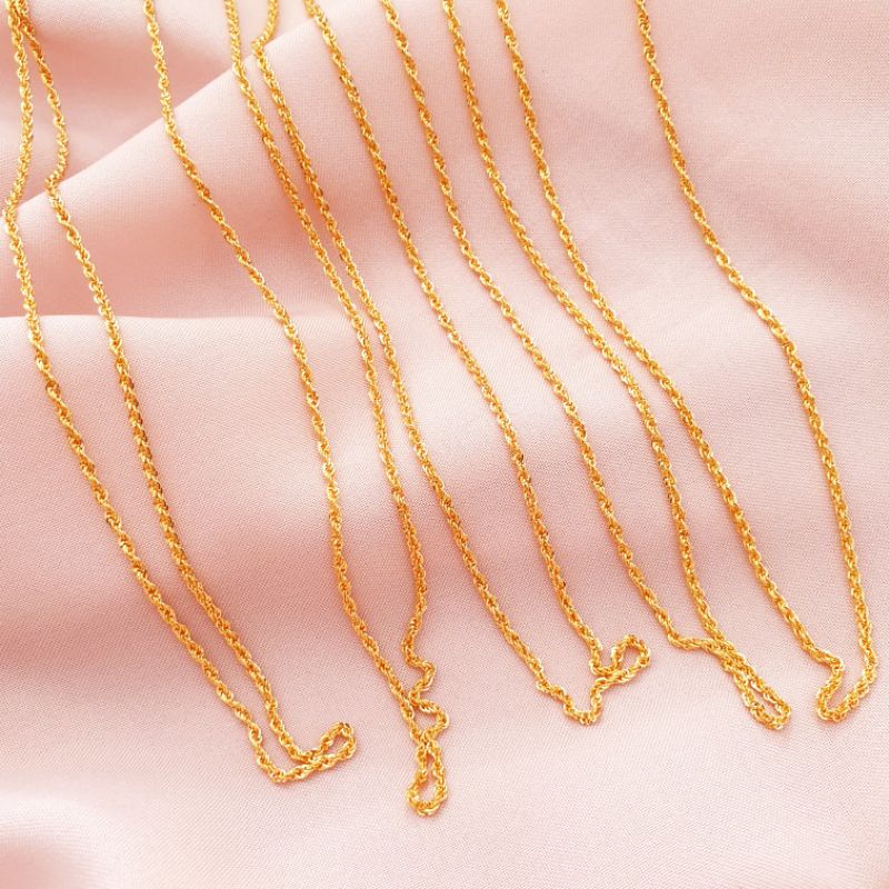 Kalung anak model tambang emas asli kadar 420