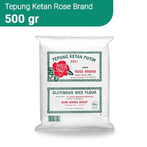 

Tepung Ketan Rose Brand 500 gr