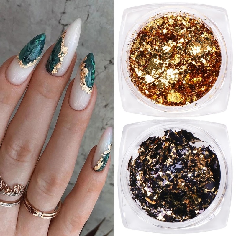 1 Kotak Serpihan Foil Untuk Dekorasi Nail Art