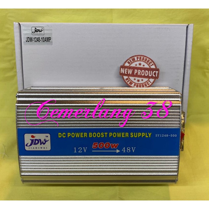 Step Up DC 12V ke DC 48V 500W Power Converter DC DC 12 V to 48 V 500 W