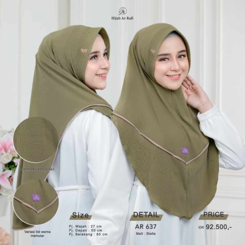 arrafi 637 | hijab arrfi terbaru 2022 | arrafi ori