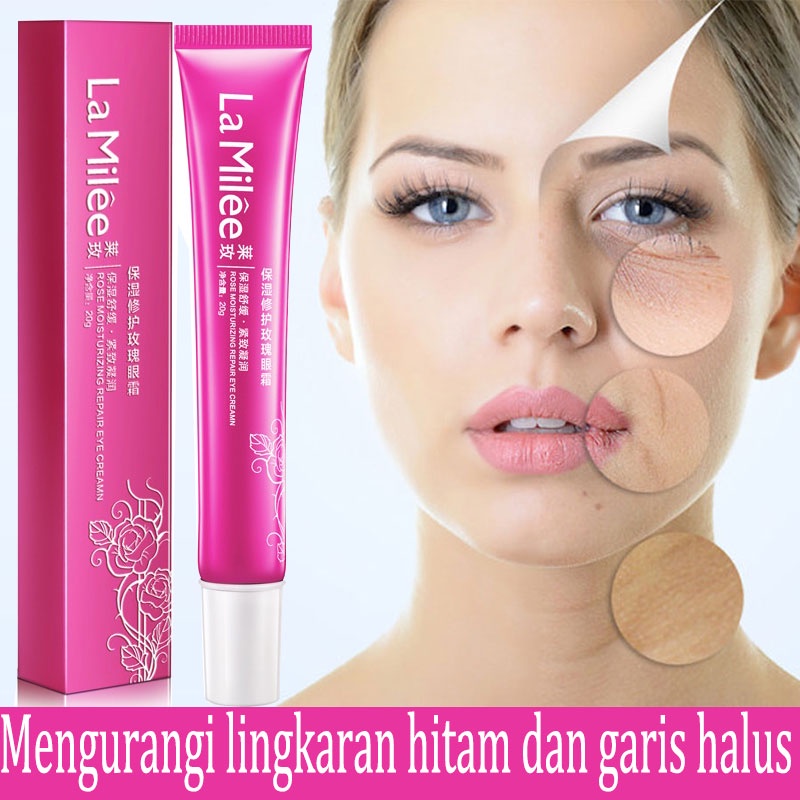eye cream somethinc eye crem Krim Mata Anti-kerut Krim menghilangkan lingkaran hitam Krim Mata Mawar Esensi Melembabkan Dan Anti-penuaan Perawatan Pelembab Mata Mencerahkan Dan Memperbaiki Kulit Kusam Mengurangi Lingkaran