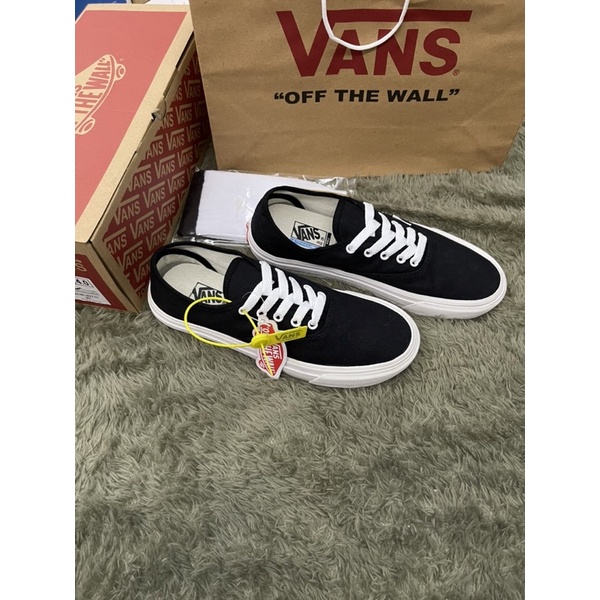 SEPATU VANS AUTHENTIC GARADE ORI BLACK WHITE