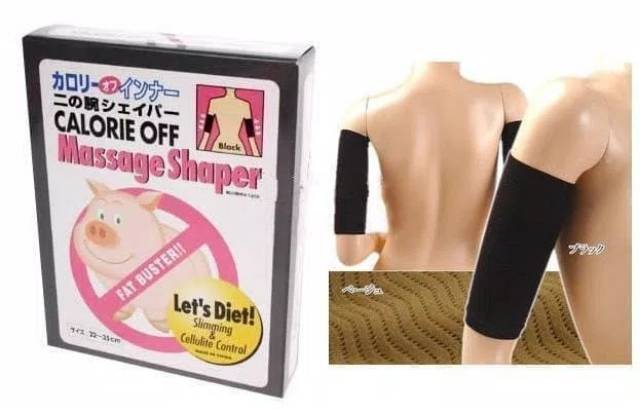 Calorie off massage shaper/korset lengan bisa juga paha