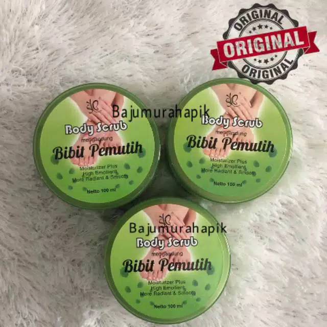 SYB Body scrub Bibit Pemutih/scrub Bibit Pemutih SYB/lulur badan bibit Pemutih BPOM