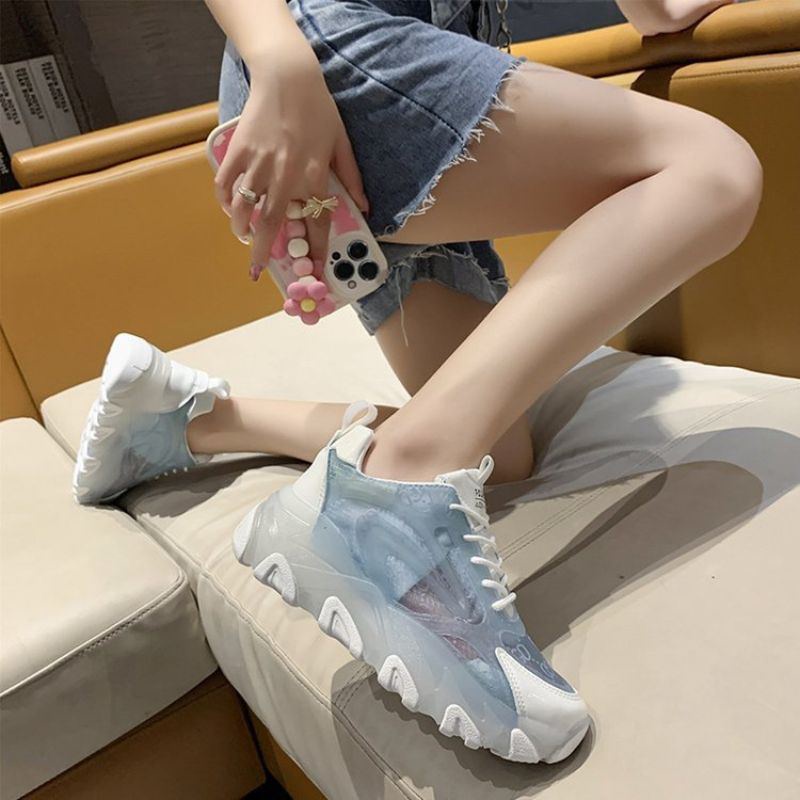 8093 Sepatu Sneakers Wanita Sport Shoes Import Murah Fashion Korea