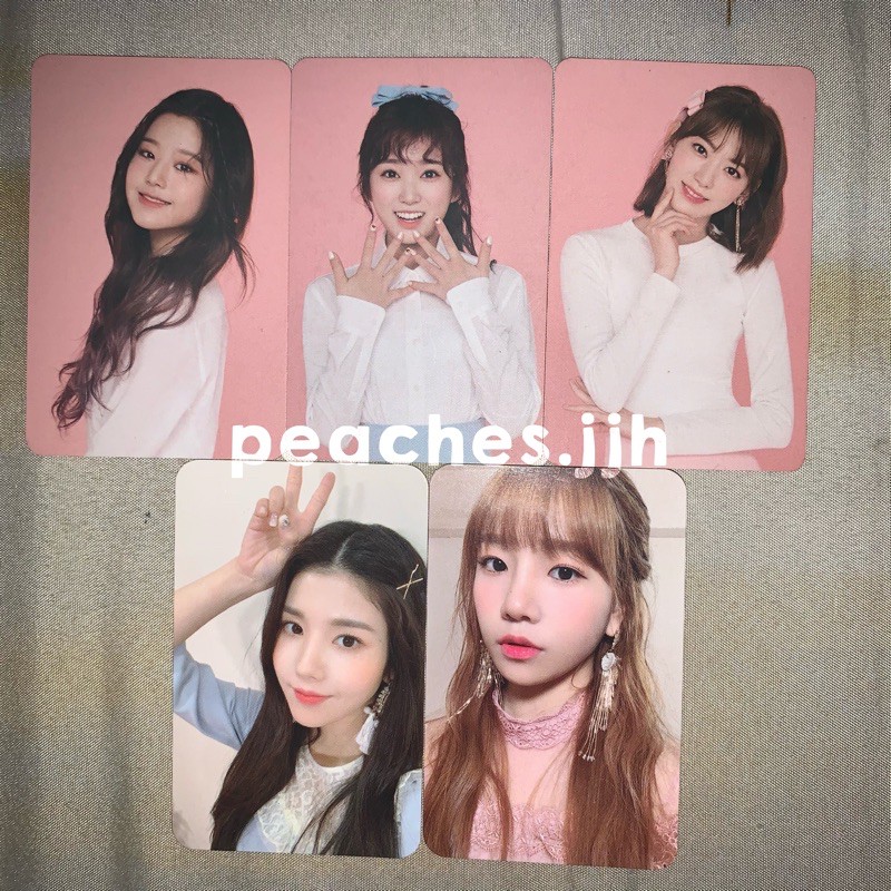 SHARING PC PHOTOCARD SECRET TIME & FANKIT IZONE IZ*ONE WONYOUNG NAKO SAKURA EUNBI YURI