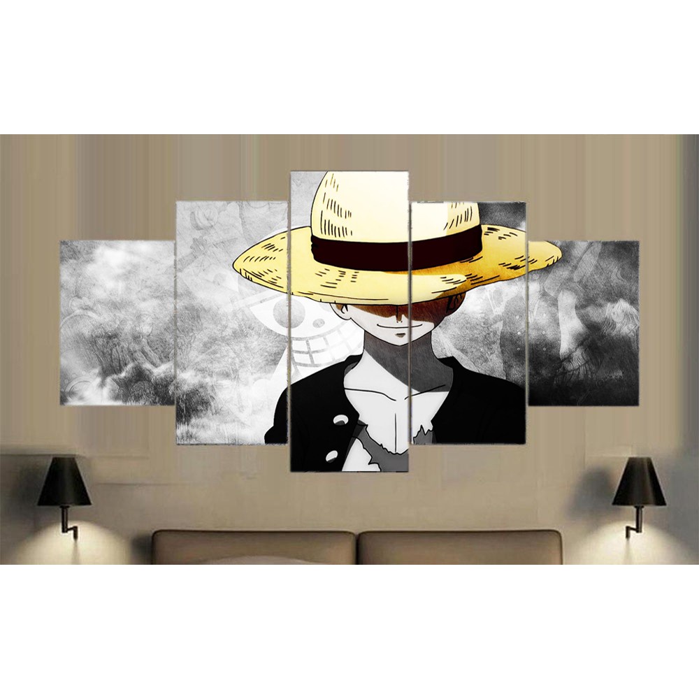 Hiasan Dinding Kayu 1 Set Anime Onepiece dekorasiku