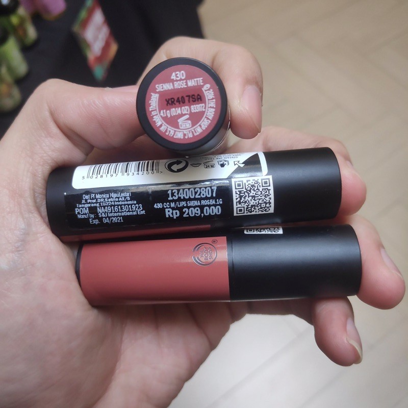 Sale Lipstik Matte The Body Shop no 430 ORIGINAL