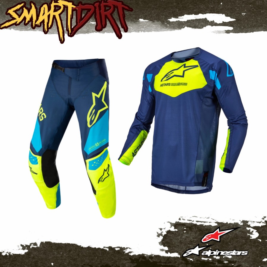 JERSET ALPINESTAR TECHSTAR FACTORY JERSEY CROSS ALPINESTAR ORI DARK BL