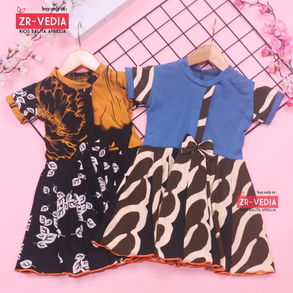 Dress Pita Bayi 3-12 bulan (++) / Dres Lengan Import Baby Anak Perempuan Murah Gaun Pesta