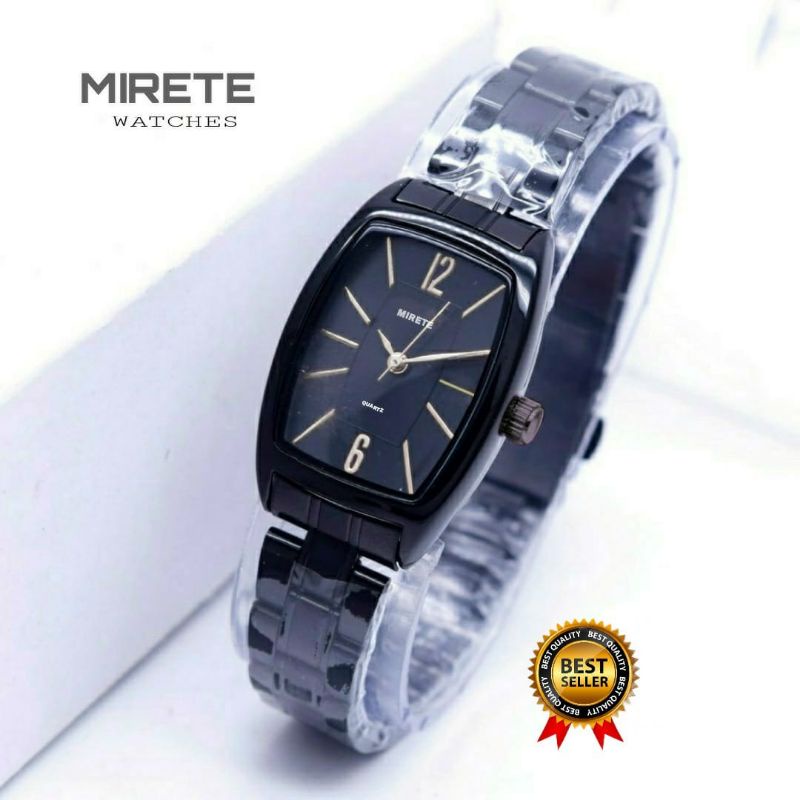 JAM TANGAN WANITA/CEWEK  MIRETE ORIGINAL RANTAI STAINLIS STEL WATER RESISTANT FREE BATRAI JAM TANGAN KASUAL WANITA ANTI AIR/TAHAN AIR COD JAM TANGAN CEWEK TERLARIS JAM TANGAN WANITA MURAH JAM TANGAN WANITA SPORTY MIRETE ORIGINAL model gues