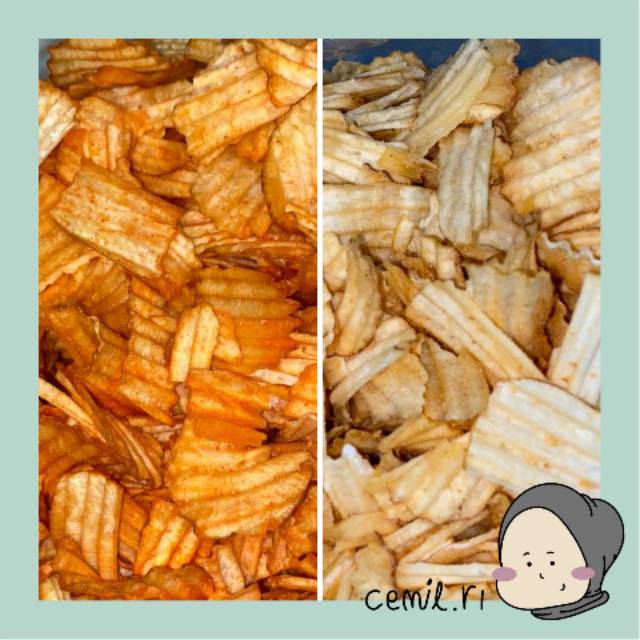 

Snack kerupuk chuba balado / keju 250 gram