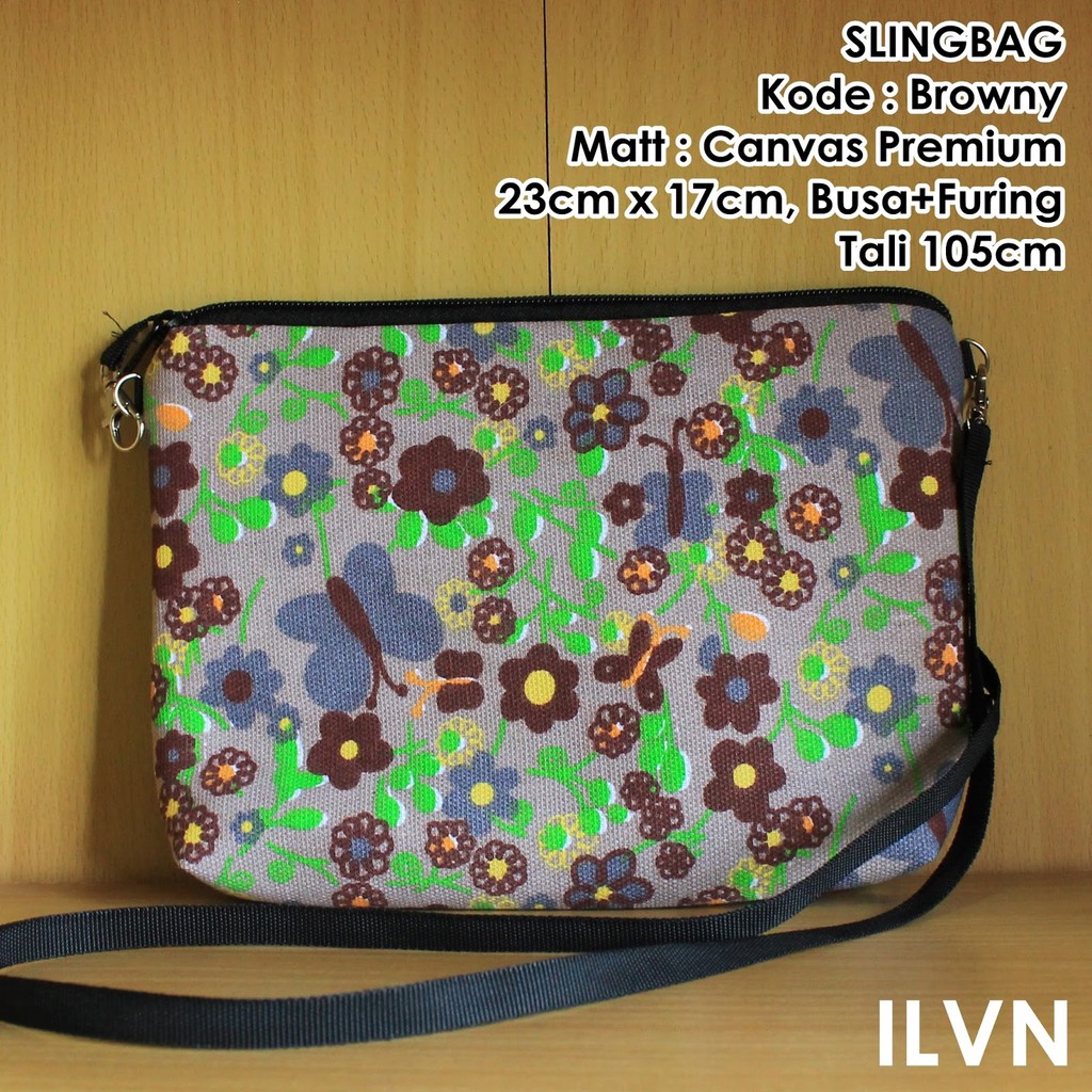 [TAS SERBAGUNA] SLINGBAG BROWNY