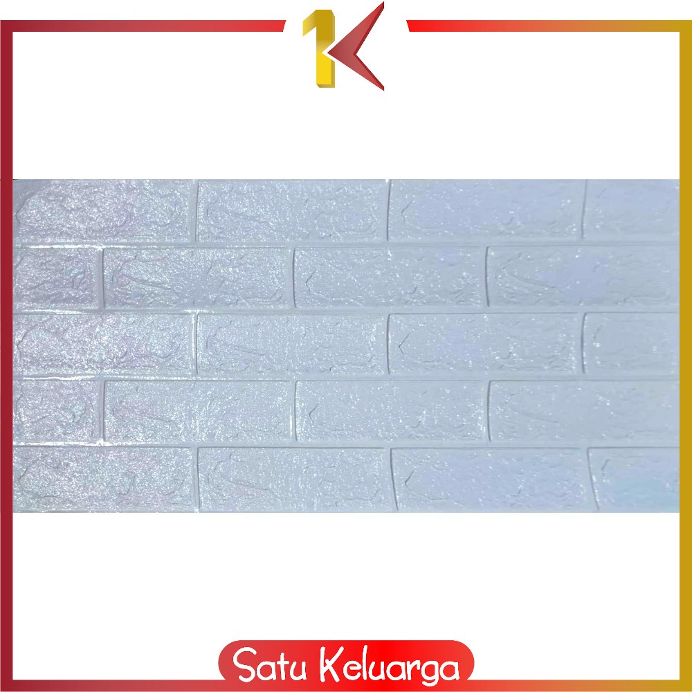 SK-C206 Wallpaper Dinding Foam 3D Kecil Motif Batu Bata / Walpaper Stiker Dinding Dekorasi Kamar-Batu Bata UNGUMUDA