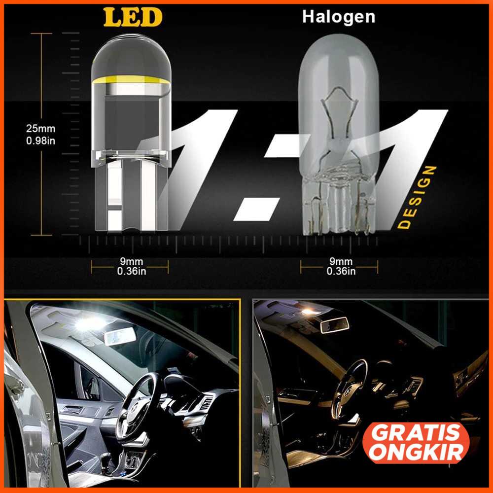 Bohlam Lampu LED Interior Mobil Sein W5W T10 2 PCS T1010P