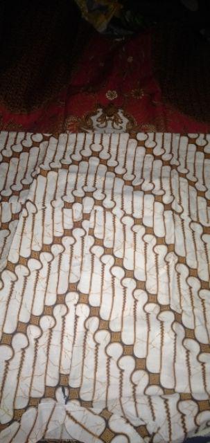 Batik Couple Keluarga Sania Ruffle Ori Ndoro Jowi Dnt Seno Merah Putih