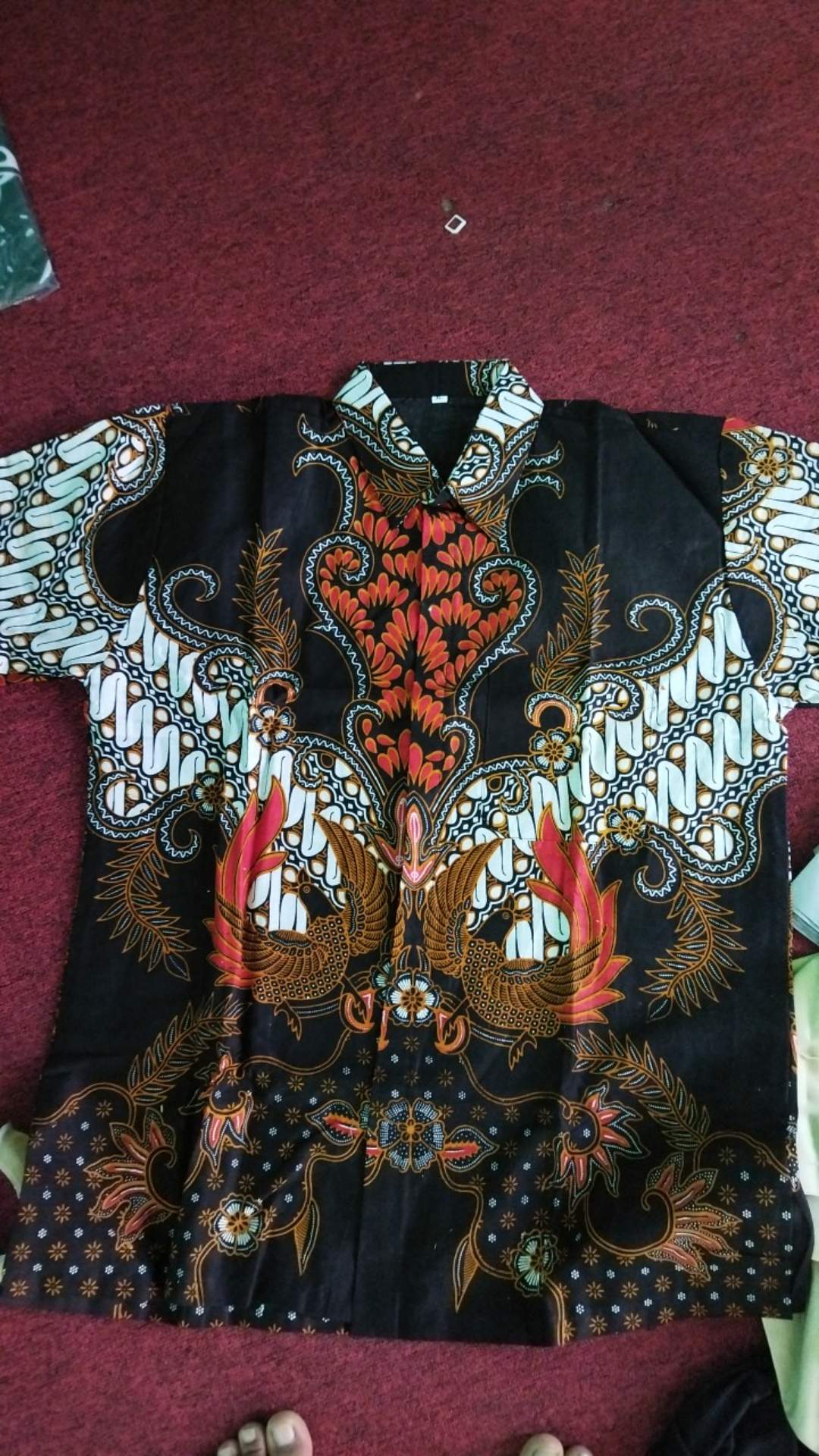 Batik Couple Keluarga Sania Ruffle Ori Ndoro Jowi Dnt Motif Seno Abang Pitih
