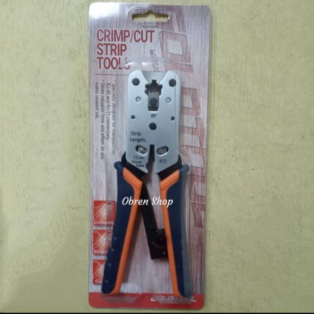 CRIMPING TOOL CAT6 GOLDTOOL TTK-714