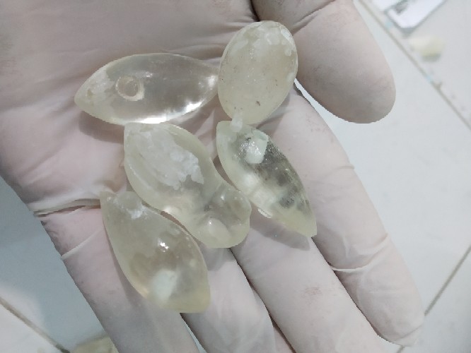 Molding/ Cetakan Soft Frog Doble Blade Ukuran 3.5cm Hook No 1