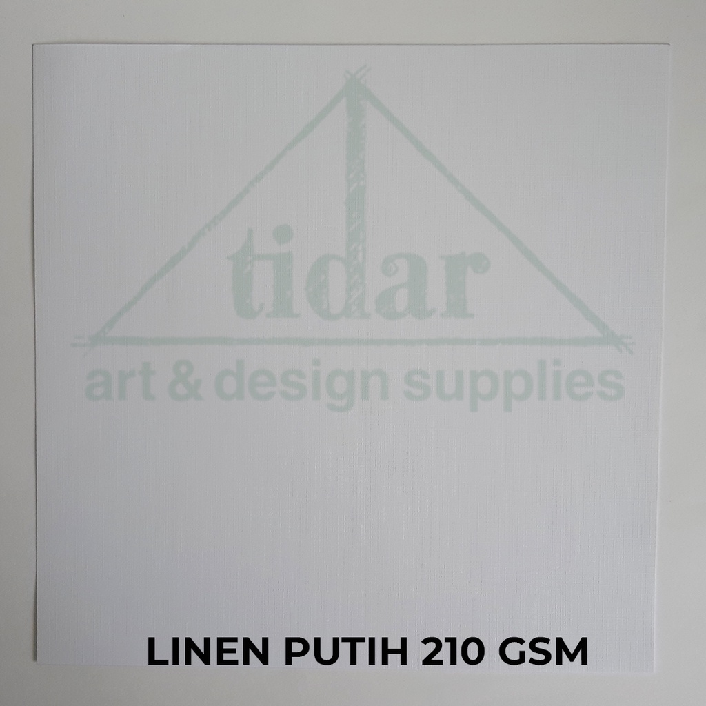 

Kertas Linen Putih 210 gsm - Karton Tekstur Tebal Cover