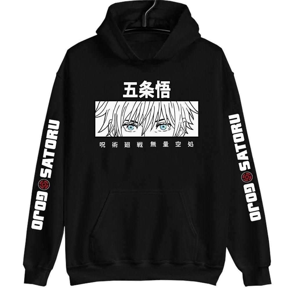 Sweater JUJUTSU KAISEN Oblong / Hoodie SATORU GOJO EYES V2 Jumper