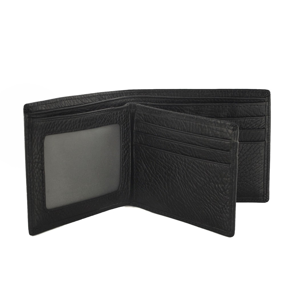 TOKOKOE - Dompet Pria model Berdiri bahan Kulit Premium Dompet Lipat - David Jones 50-918 Black