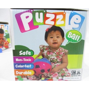 Puzzle Ball Mainan Edukasi Blok Bola / Bola Pintar.