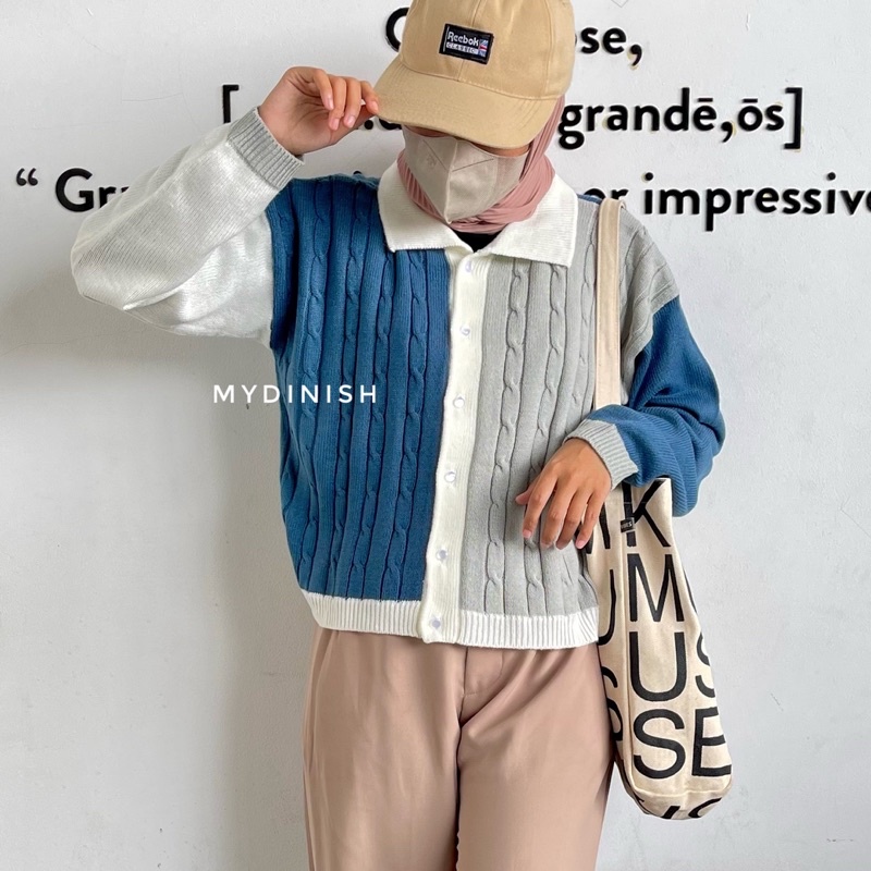 Amora Cable Cardy  - Cardigan Combo Wanita
