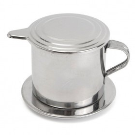 Filter Saring Kopi vietnam Vietnamese Coffee Drip Pot Stainless Steel 100ml - LC1 - Silver