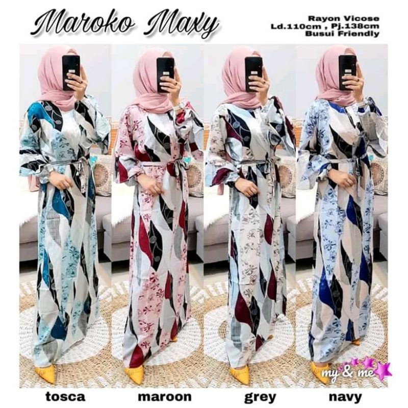 FASHION MUSLIM/DRESS MAXI/GAMIS/MAROKO MAXY