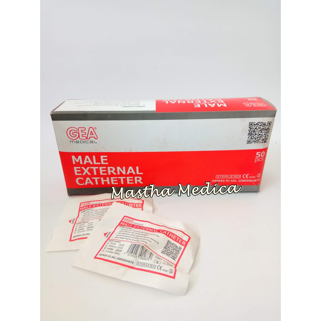 Male External Catheter Cateter Condom Kondom Kateter Pria Laki Gea