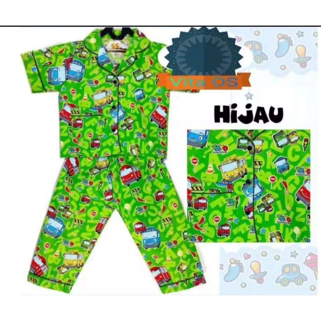 PIYAMA ANAK LAKI-LAKI DAN PEREMPUAN KARAKTER ELMO