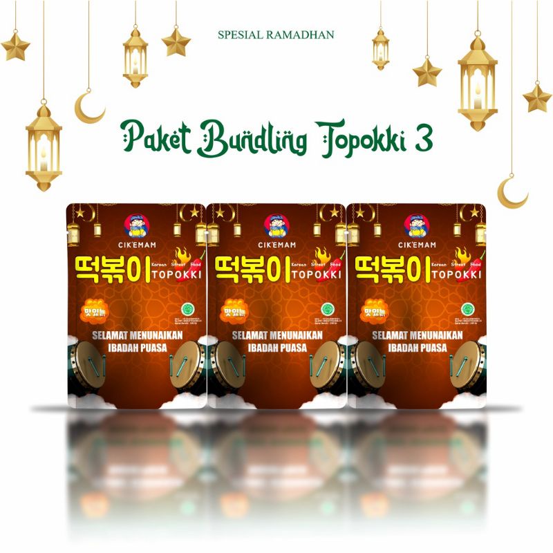 

READY PAKET BUNDLING 3 TOPOKKI Tteokpokki