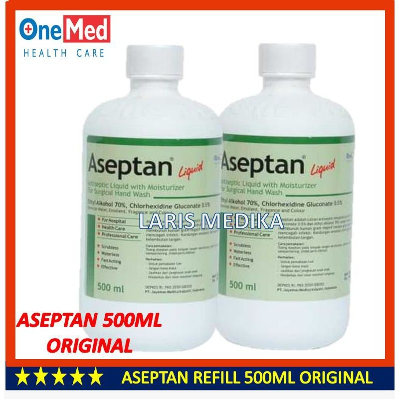 ASEPTAN Hand Sanitizer 500ML REFILL ONEMED OJ Aseptan OneMed Hand Sanitizer 500 cc Refill