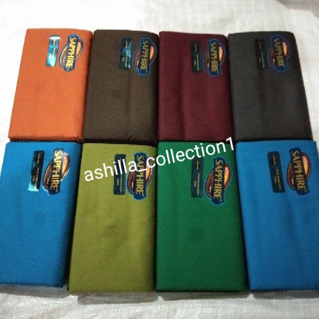 Sarung sapphire Dewasa PWD Polos Warna Dobby ORIGINAL