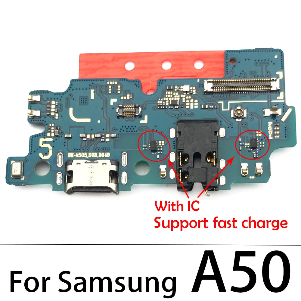 For Samsung A10 A20 A30 A40 A50 A70 A01 A11 A21 A31 A51 A71 A21s USB Charge Port Jack Dock Connector Charging Board Flex Cable-5