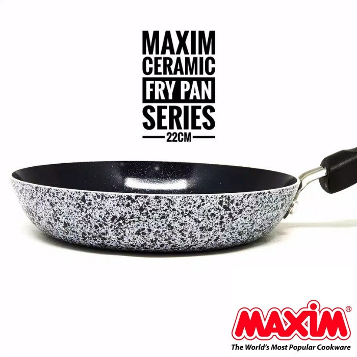 MAXIM NEOSTONE Fry pan Anti Lengket 22 cm - Frypan 22 cm