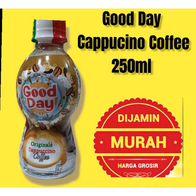 

Kopi Good Day Originale Cappuccino Coffee Botol Pet - 250 ml