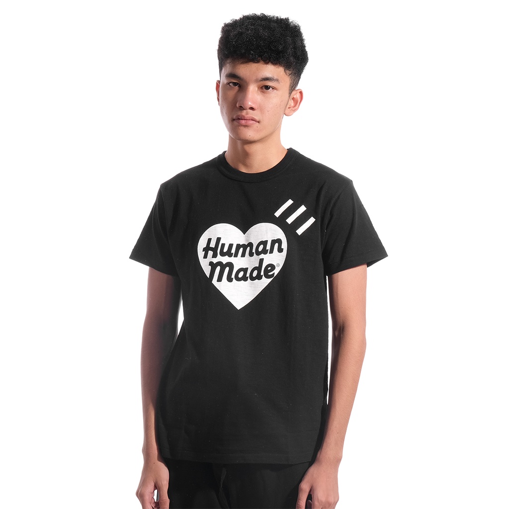 Human Made Heart Logo T-Shirt Black