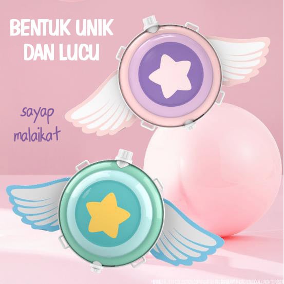 mainan pistol air watergun angel wings astronot rainbow star