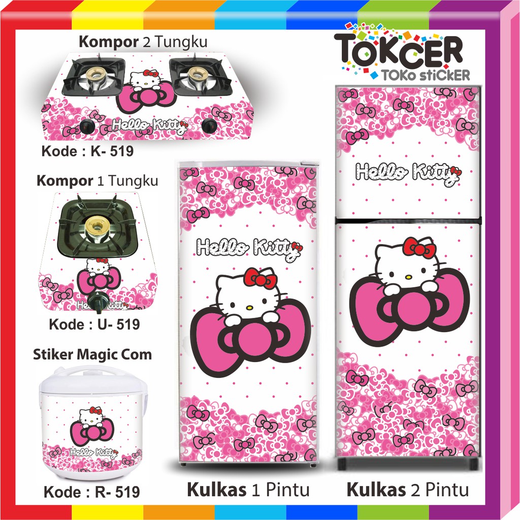 Stiker Kulkas dan Kompor  Hello Kitty 62