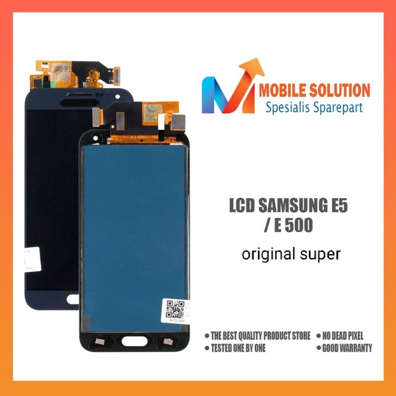 Grosir LCD Samsung E5 E500 ORIGINAL super 100% Fullset Touchscreen Garansi 1 Bulan + Packing / Bubble